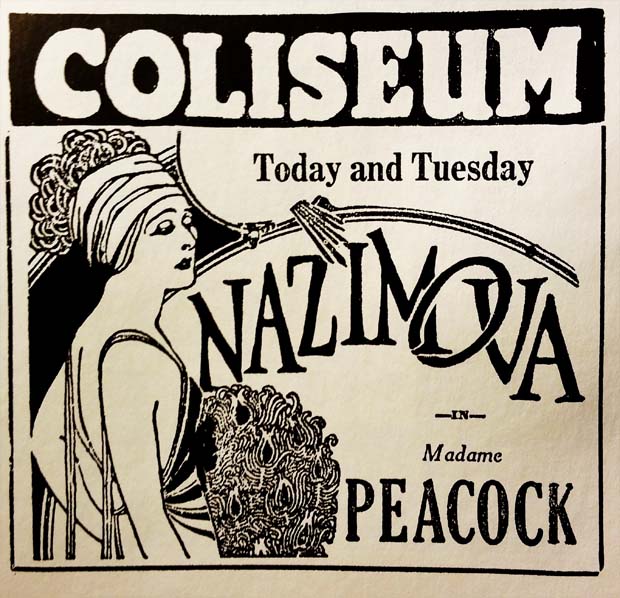 MADAME PEACOCK - Nazimova