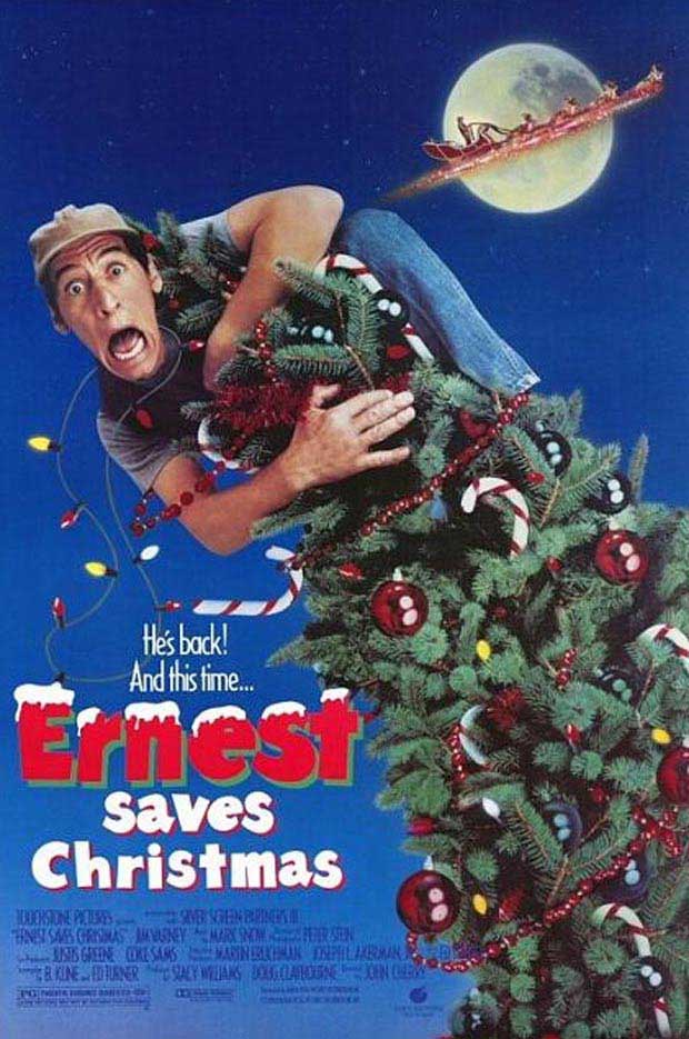 Poster Jim Varney - Ernest Saves Christmas