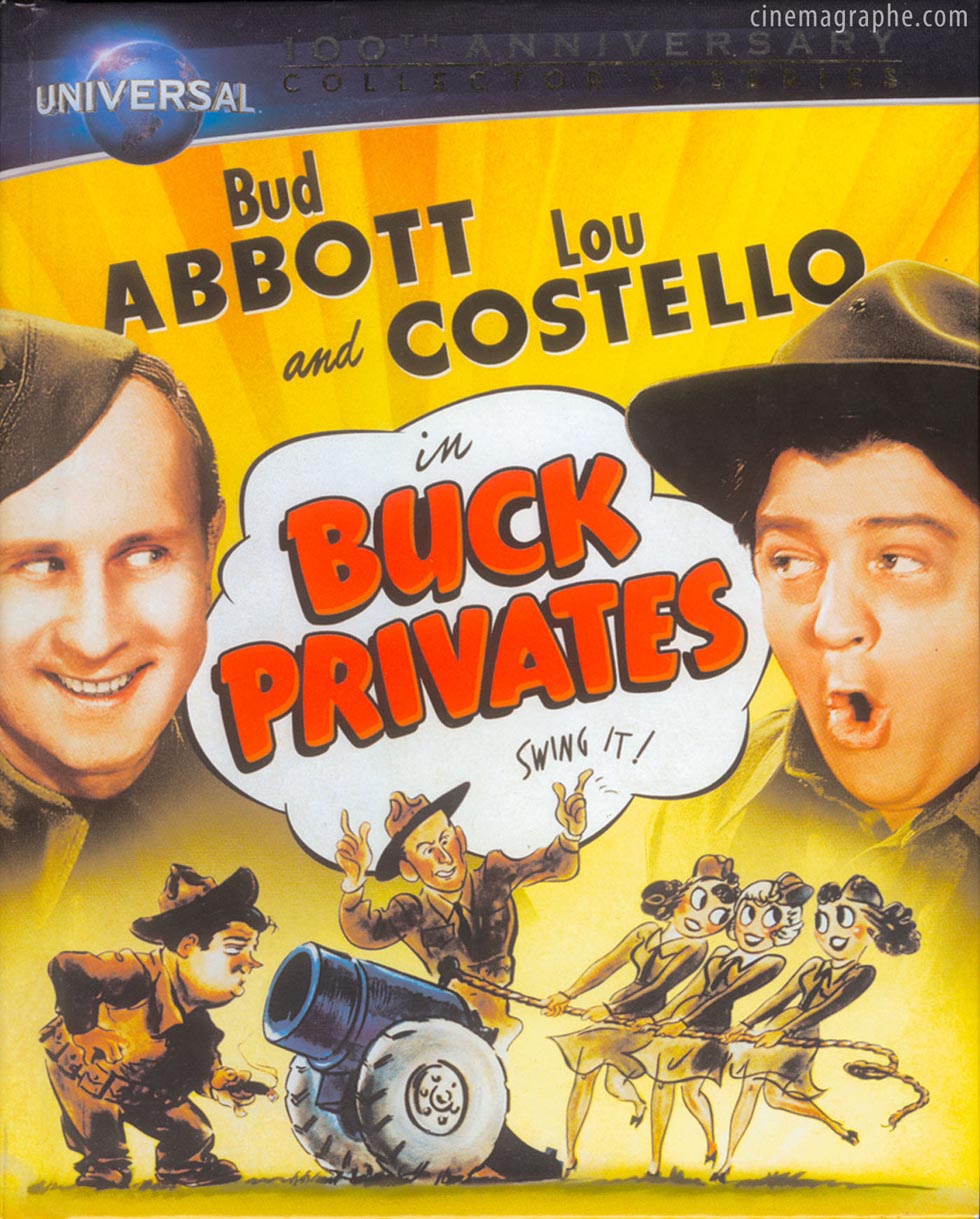 Buck Privates Blu Ray Disk Cover