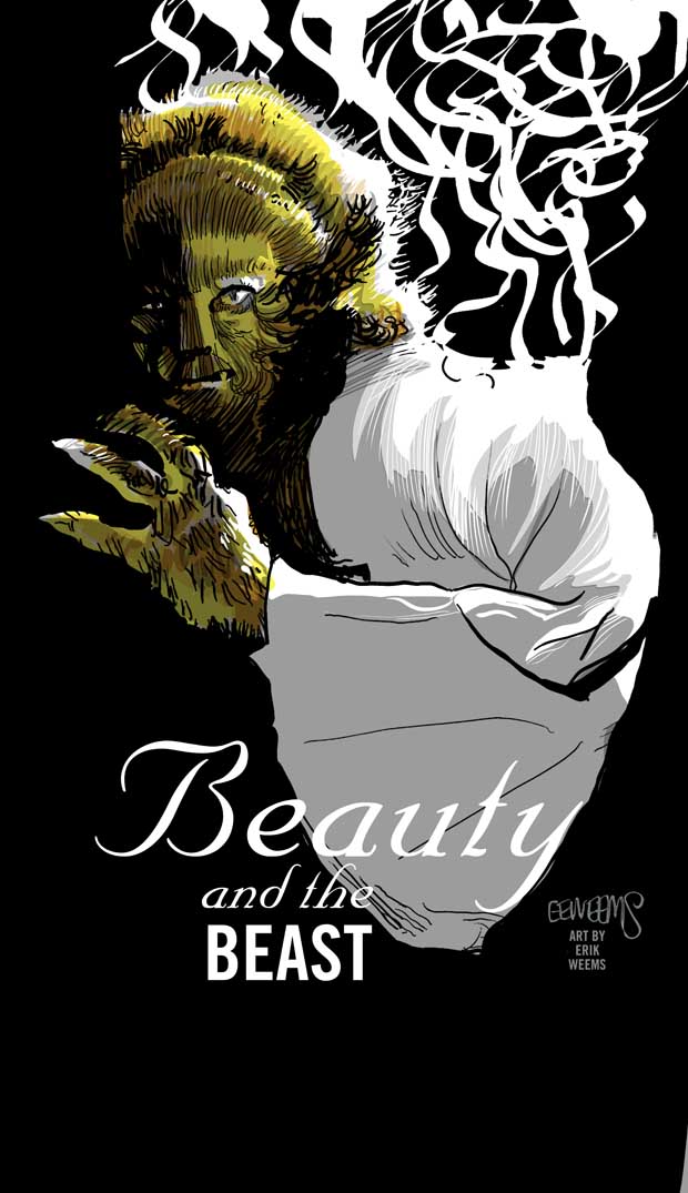 Beauty and the Beast Poster Image by Erik Weems