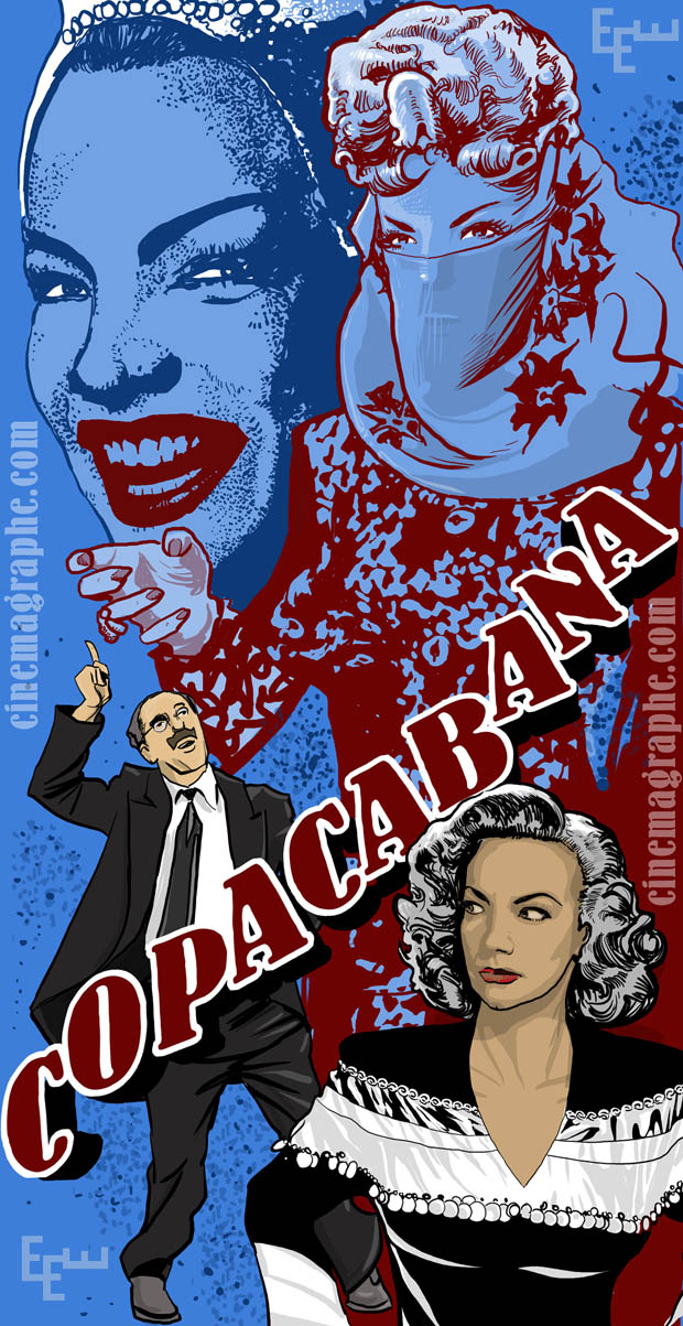 Copacabana 1947 with groucho Marx and Carmen Miranda