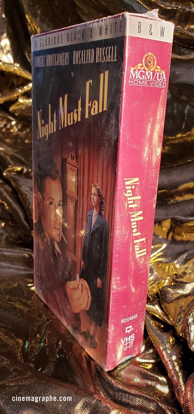 Night Must Fall VHS Tape 