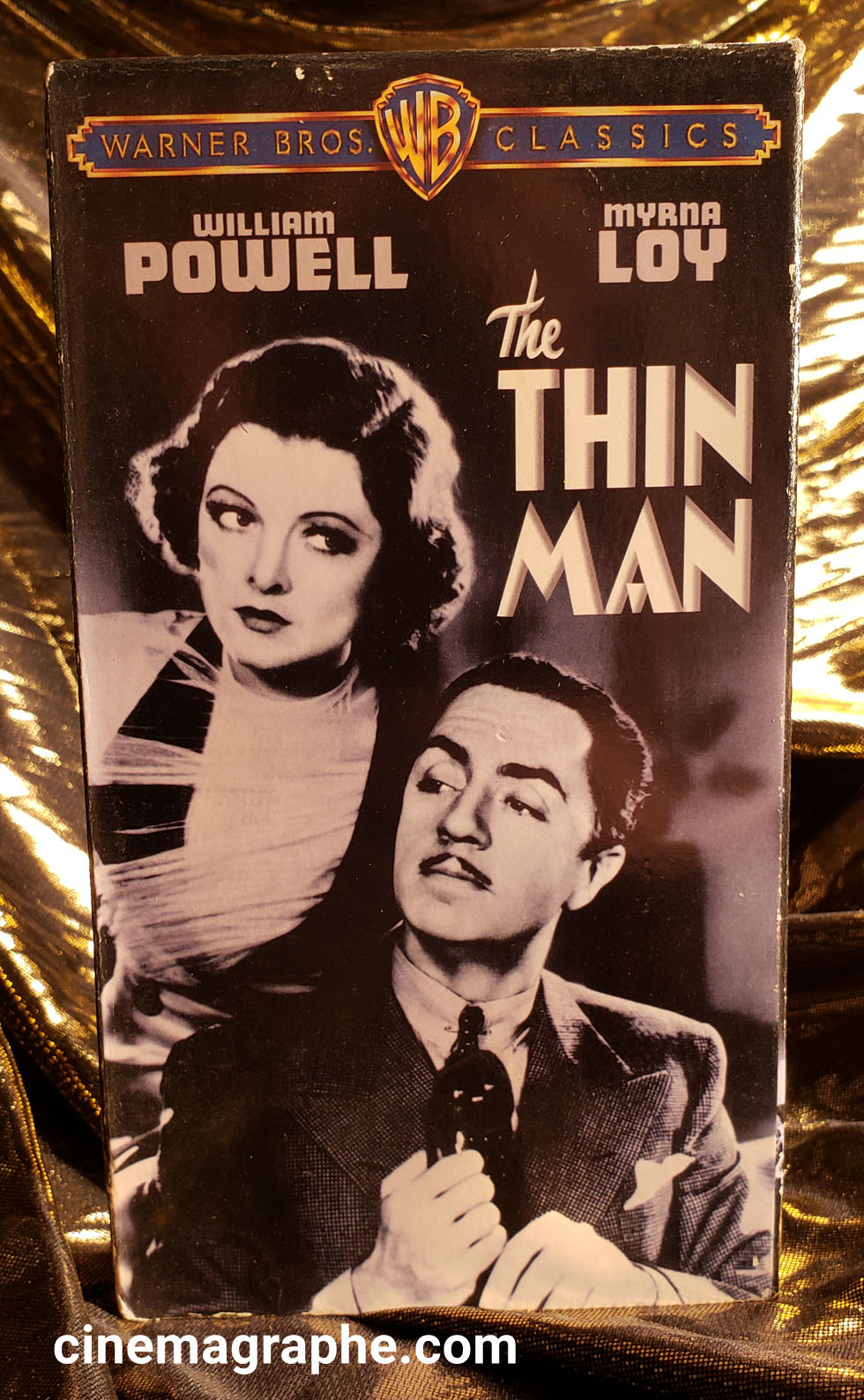The Thin Man movie Video VHS tape box